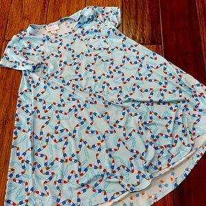 LuLaRoe Girls Scarlett Dress Sz 6